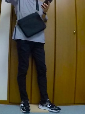 「CASPER JOHN（キャスパージョン）のアイテム（バッグ）」を使った、まっちー☻さん（メンズ・168cm）の夏コーディネート