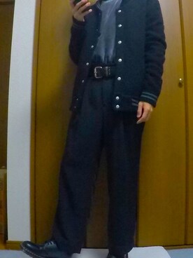 「KANGOL（カンゴール）のアイテム（レッグウェア）」を使った、まっちー☻さん（メンズ・168cm）の冬コーディネート