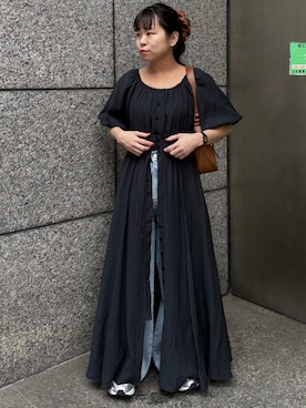 「archives（アルシーヴ）のアイテム（ワンピース/ドレス）」を使った、いわいさん（レディース・150cm）の春コーディネート