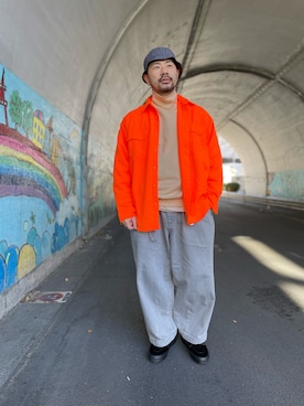 MASATOSHI KOMORIさん（メンズ・173cm）の冬コーディネート