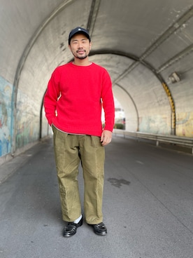 「CORGI（コーギ）のアイテム」を使った、MASATOSHI KOMORIさん（メンズ・173cm）の冬コーディネート