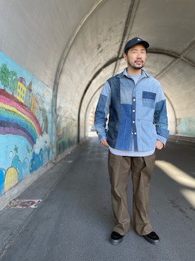 MASATOSHI KOMORIさん(メンズ・173cm)の冬コーディネート