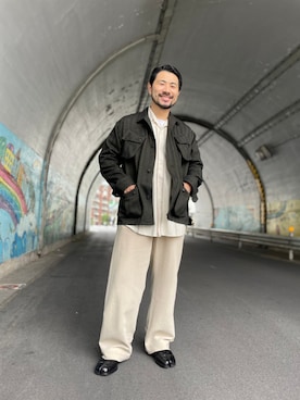 「CLASS（クラス）のアイテム」を使った、MASATOSHI KOMORIさん（メンズ・173cm）の秋コーディネート