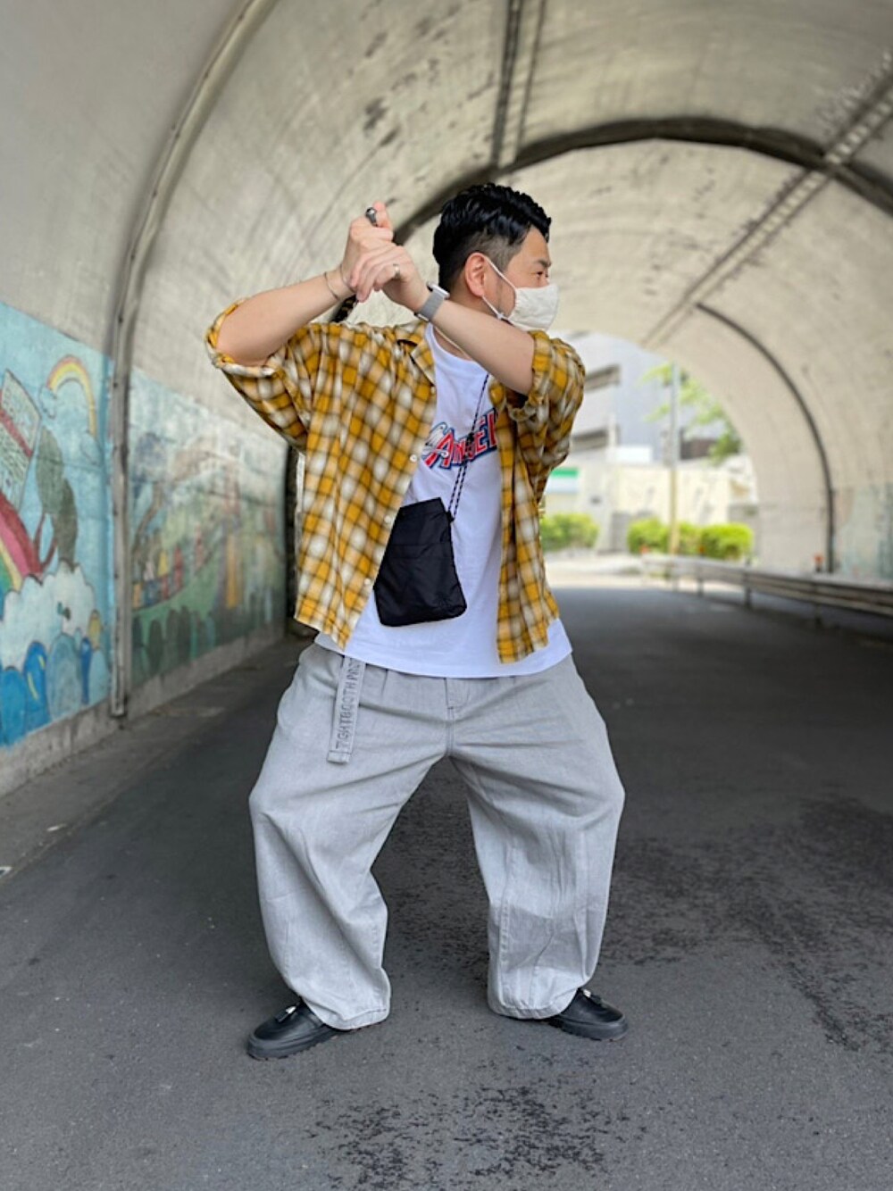 Tighboothタイトブース セットアップ イエロー TIGHTBOOTH（タイトブース）/ STRAIGHT UP SWING TOP | 公式通販