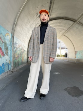 「CLASS（クラス）のアイテム」を使った、MASATOSHI KOMORIさん（メンズ・173cm）の冬コーディネート