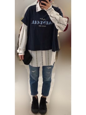 黒毛ちゃんさん（レディース・155cm）の秋コーディネート