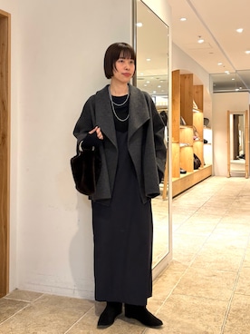 「アイテム（ワンピース）」を使った、sayoさん（レディース・162cm）の秋コーディネート