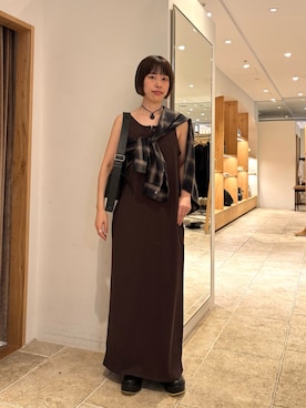 「2.718（ニーテンナナイチハチ）のアイテム」を使った、sayoさん（レディース・162cm）の夏コーディネート