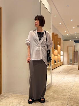 「カシュクール」｜sayoさん（レディース・162cm）の春コーディネート