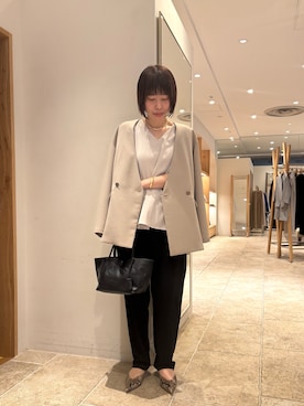 「通勤スタイル」｜sayoさん（レディース・162cm）の春コーディネート