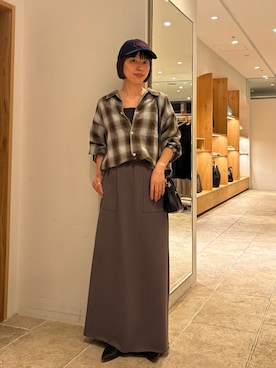 「2.718（ニーテンナナイチハチ）のアイテム」を使った、sayoさん（レディース・162cm）の夏コーディネート
