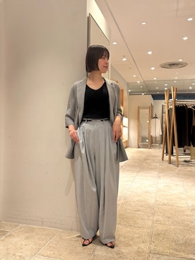 「通勤スタイル」｜sayoさん（レディース・162cm）の春コーディネート