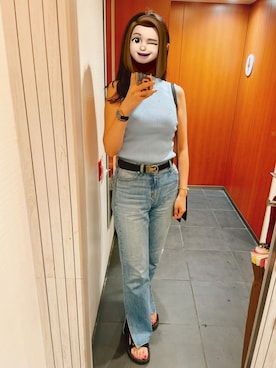 CELINE(セリーヌ)のベルトを使った人気ファッションコーディネート