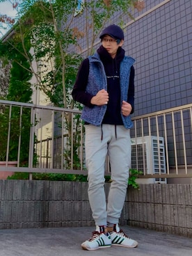 ukaさん（メンズ・178cm・50代）の冬コーディネート
