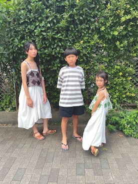 「アイテム（ワンピース/ドレス）」を使った、so873さん（キッズ・152cm・10代）の夏コーディネート