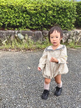 「NIKE」｜「アイテム（ママ＆ベビー）」を使った、so873さん（キッズ・100cm）の秋コーディネート