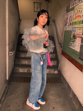 「アイテム（トップス）」を使った、so873さん（キッズ・152cm・10代）の夏コーディネート