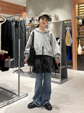 「アイテム（ネックレス）」を使った、めめさん（レディース・151cm・30代）の秋コーディネート