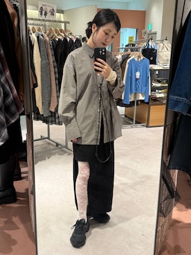 「チェック」｜めめさん（レディース・151cm・30代）の秋コーディネート