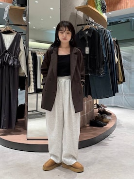「アイテム（テーラードジャケット）」を使った、めめさん（レディース・151cm・30代）の秋コーディネート