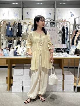 「アイテム（バッグ）」を使った、めめさん（レディース・151cm・20代）の夏コーディネート