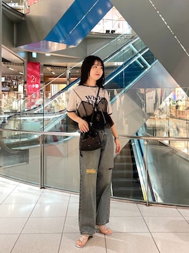 「アイテム（その他トップス）」を使った、めめさん（レディース・151cm・20代）の春コーディネート