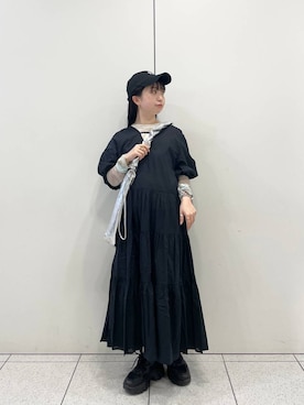 「アイテム（キャップ）」を使った、めめさん（レディース・151cm・20代）の春コーディネート