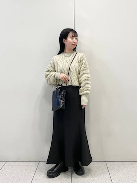 めめさん（レディース・151cm）の冬コーディネート