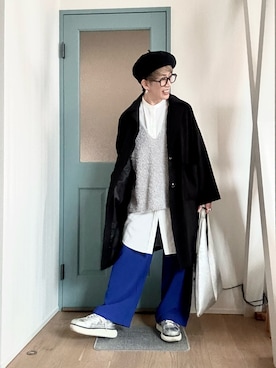 「PLST（プラステ）のアイテム」を使った、yazawa193さん（レディース・164cm）の冬コーディネート