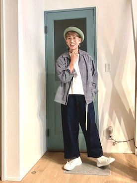 「アイテム（デニムパンツ）」を使った、yazawa193さん（レディース・164cm・50代）の秋コーディネート