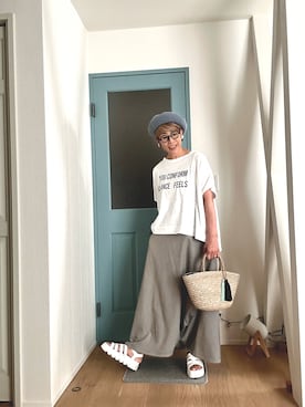 「アイテム（パンツ）」を使った、yazawa193さん（レディース・164cm・50代）の夏コーディネート