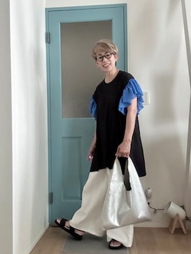 「アイテム（シューズ）」を使った、yazawa193さん（レディース・164cm・50代）の夏コーディネート