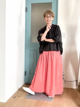 「CAMPER（カンペール）のアイテム」を使った、yazawa193さん（レディース・164cm）の春コーディネート