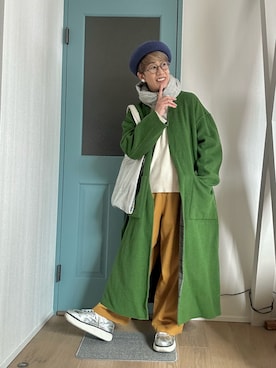 「着回しコーデ」｜yazawa193さん（レディース・164cm）の冬コーディネート