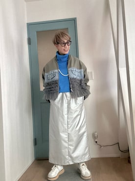 「アイテム（トップス）」を使った、yazawa193さん（レディース・164cm・60代）の秋コーディネート