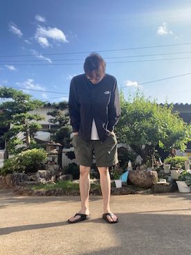 「ごきげんウィーク」｜「アイテム（ナイロンジャケット）」を使った、けすけ　さん（メンズ・179cm）の春コーディネート