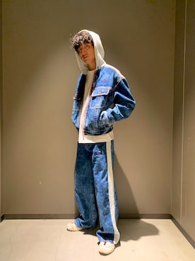 「SET UP」｜「アイテム（ジャケット/アウター）」を使った、Katsuoさん（メンズ・184cm）の春コーディネート