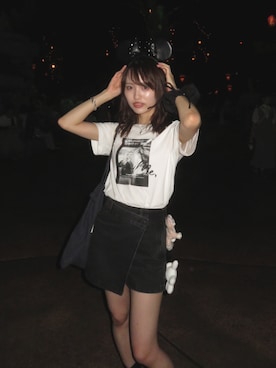 「AZUL by moussy（アズールバイマウジー）のアイテム」を使った、Ayuka.さん（レディース・163cm）の夏コーディネート