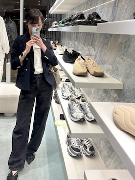 「agnes b.（アニエスベー）のアイテム」を使った、Ayuka.さん（レディース・163cm）の春コーディネート