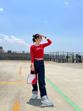 nanaseさん（レディース・154cm）の夏コーディネート