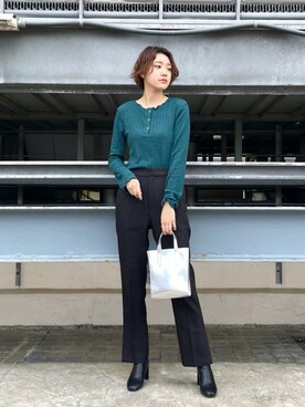 綾乃さん（レディース・170cm）の秋コーディネート