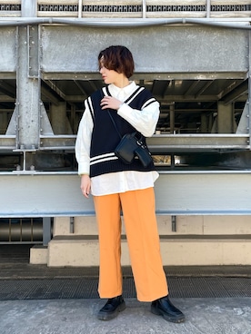 綾乃さん（レディース・170cm）の春コーディネート