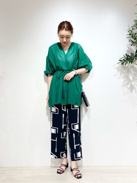 綾乃さん（レディース・170cm）の夏コーディネート