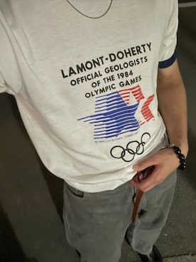 「inaseifartのアイテム（ブレスレット、ブラック系）」を使った、トヨタタタタイトさん（メンズ・167cm）の夏コーディネート