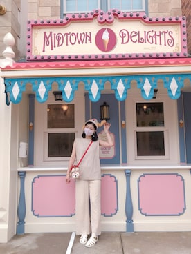 「oversize」｜「アイテム（その他トップス）」を使った、C、」さん（レディース・161cm）の夏コーディネート