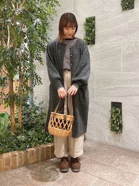 「TSUHARU by Samansa Mos2（ツハルバイサマンサモスモス）のアイテム（その他パンツ）」を使った、Remiさん（レディース・163cm）の冬コーディネート