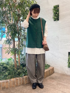 「Samansa Mos2（サマンサ モスモス）のアイテム（シューズ）」を使った、Remiさん（レディース・163cm）の春コーディネート