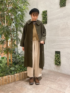 「TSUHARU by Samansa Mos2（ツハルバイサマンサモスモス）のアイテム（その他パンツ）」を使った、Remiさん（レディース・163cm）の冬コーディネート