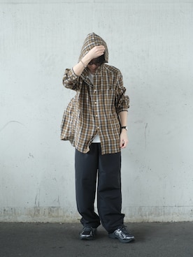 「URBAN RESEARCH Sonny Label（アーバンリサーチサニーレーベル）のアイテム（パンツ）」を使った、Takuyaさん（メンズ・163cm）の夏コーディネート