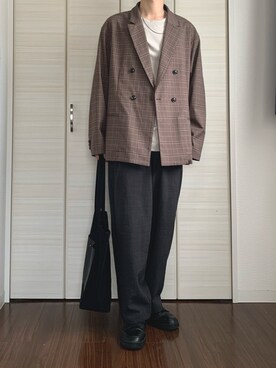 「SENSE OF PLACE by URBAN RESEARCH（センスオブプレイスバイアーバンリサーチ）のアイテム（その他）」を使った、えあろさん（メンズ・169cm）の春コーディネート